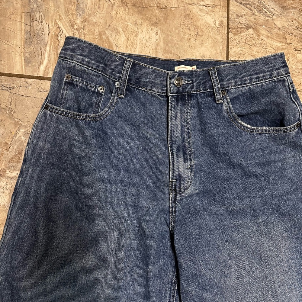 Wide Leg Denim Jeans - Picture 3 of 10